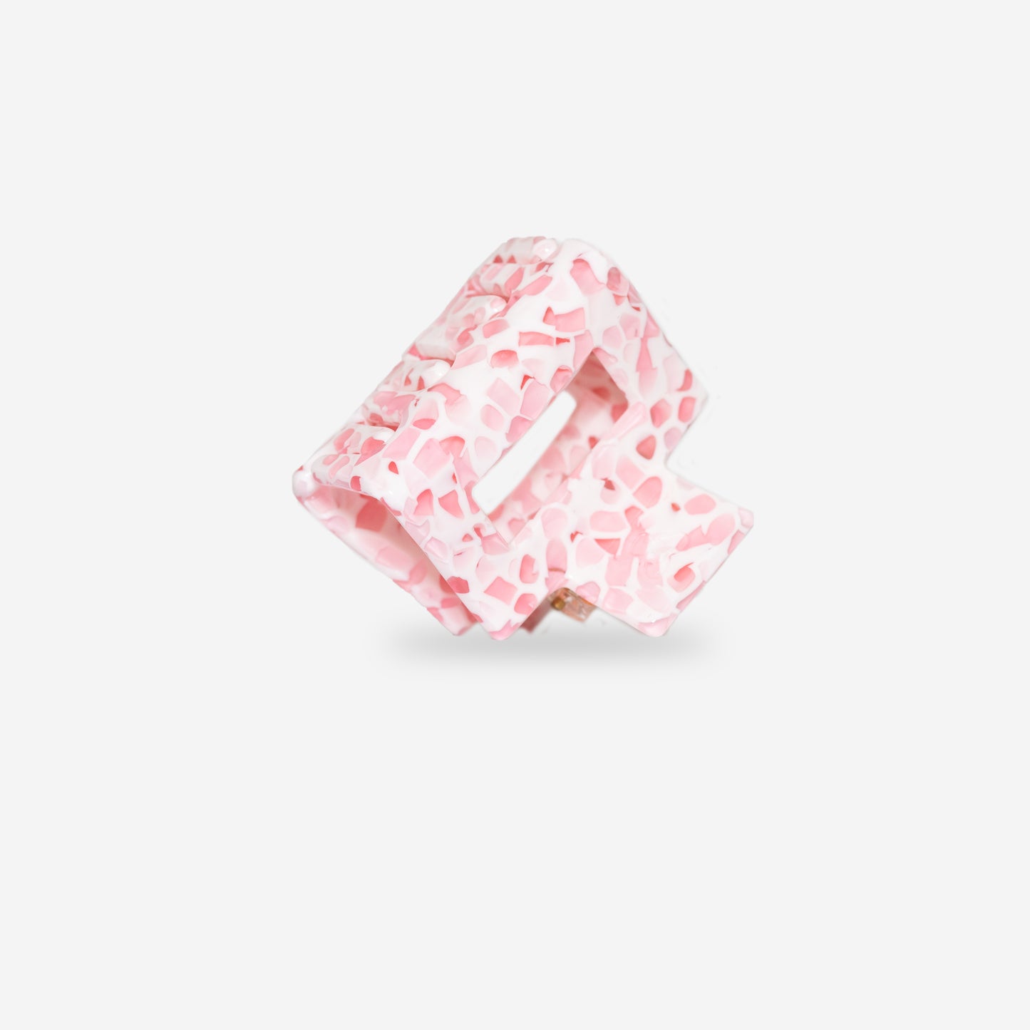 Sasstie Lib Haarklammer Beere in Rosa-Pink und Creme – Produktansicht