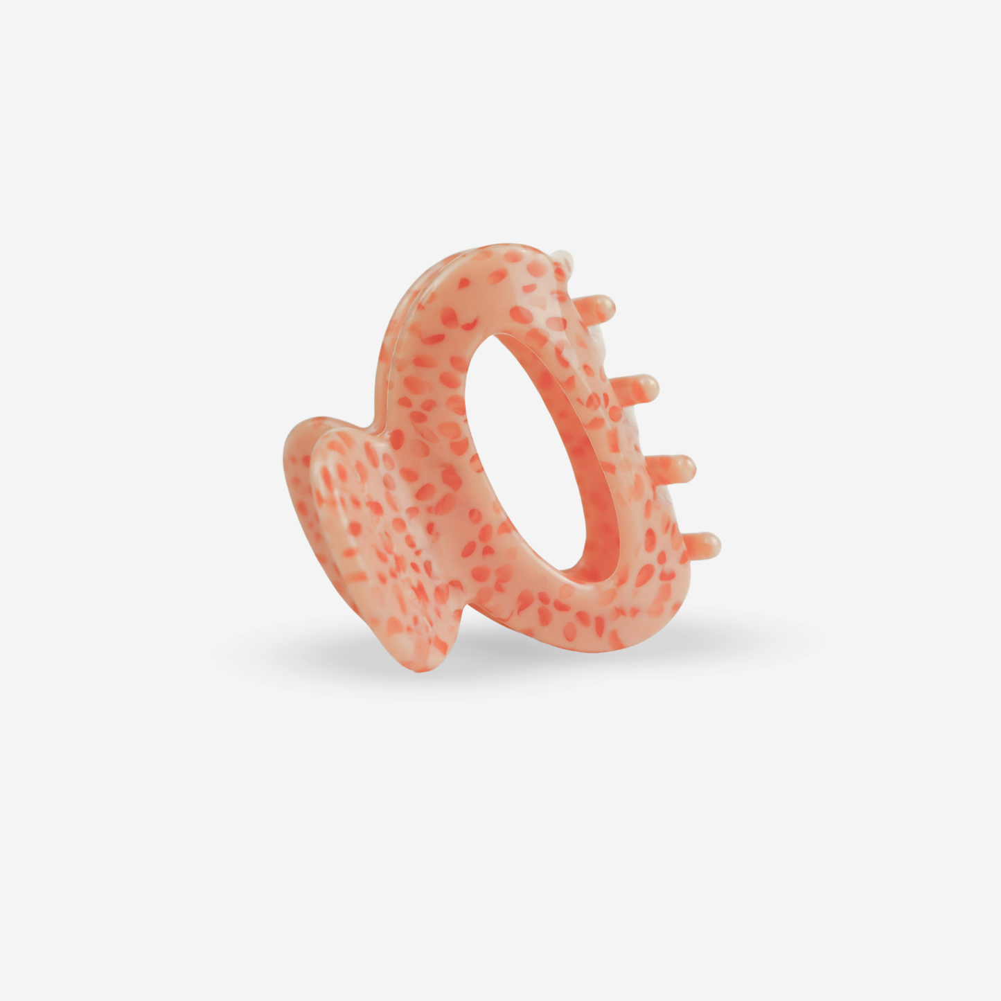 Sasstie Joy Haarklammer – Apricot gesprenkelt