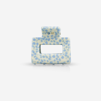Sasstie Lib Haarklammer Ocean in Blau und Creme – Produktansicht