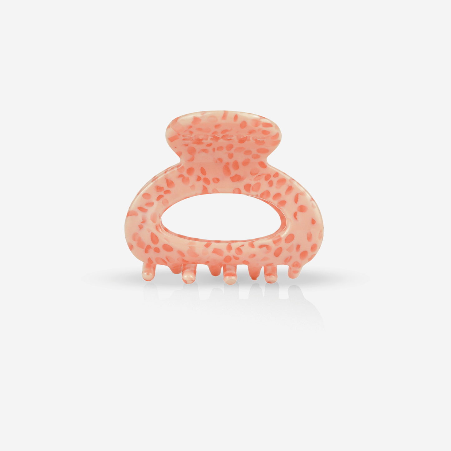 Sasstie Joy Haarklammer – Apricot gesprenkelt