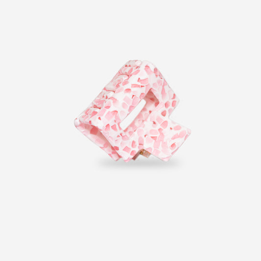 Sasstie Lib Haarklammer Beere in Rosa-Pink und Creme – Produktansicht
