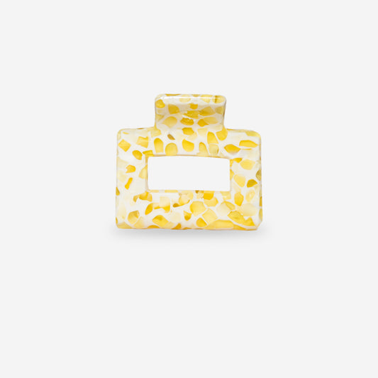 Sasstie Lib Haarklammer Lemon in Gelb und Creme – Produktansicht