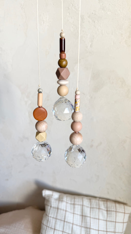 Herbst-Suncatcher in Rosé, Braun & Naturtönen
