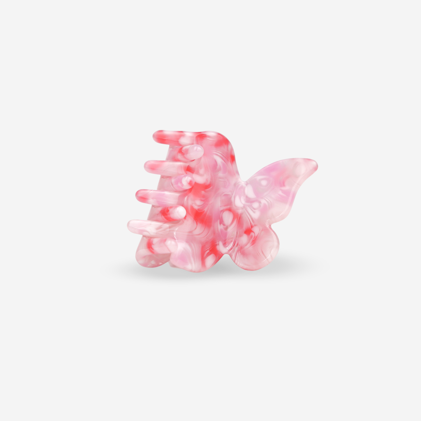 Sasstie Schmetterling Haarklammer – Rosa