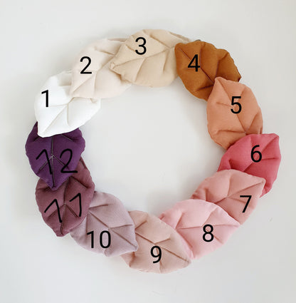 Baumwoll-Stoffblatt Rosa & Beere – DIY