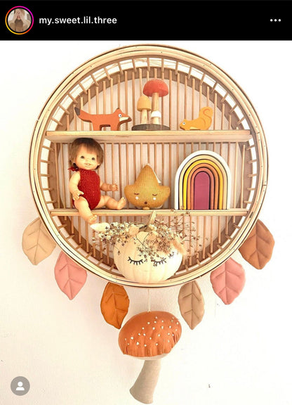 Baumwoll-Stoffblatt Rosa & Beere – DIY