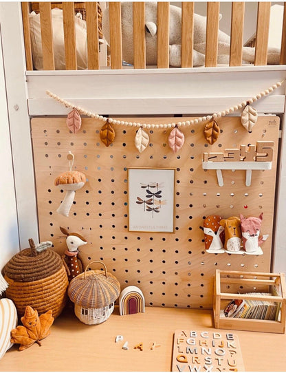 Baumwoll-Stoffblatt Rosa & Beere – DIY