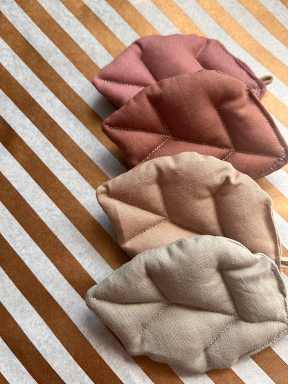 Baumwoll-Stoffblatt Rosa & Beere – DIY