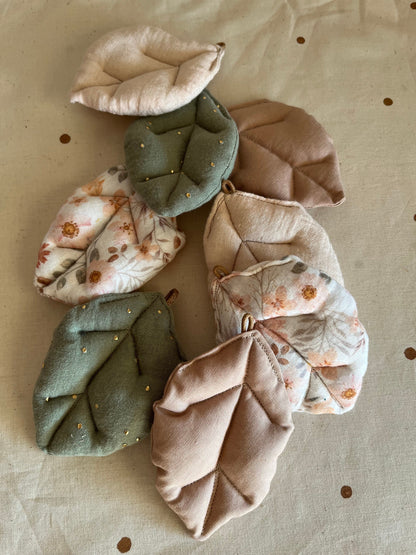 Blättergirlande in Grün, Nude & Taupe – 1,60 m