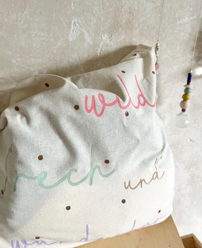 Stofftasche „Sei wild, frech und wunderbar“