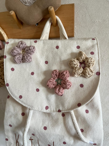 Blüten-Kinderrucksack – optional personalisiert