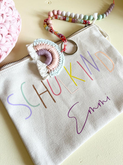 „Schulkind“-Täschchen – optional personalisiert