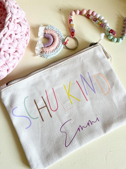 „Schulkind“-Täschchen – optional personalisiert
