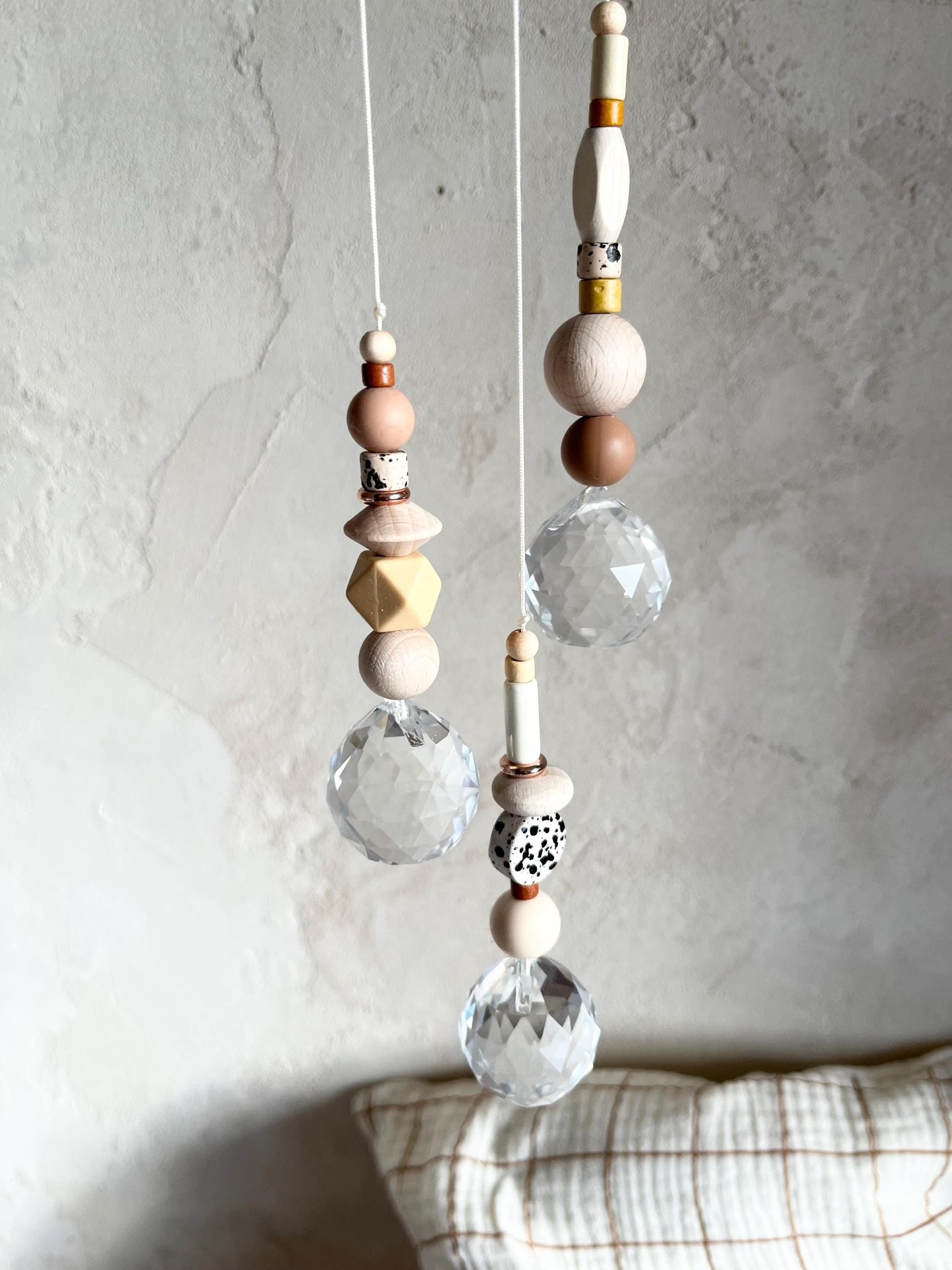 Herbst-Suncatcher in Rosé, Kupfer & Sand