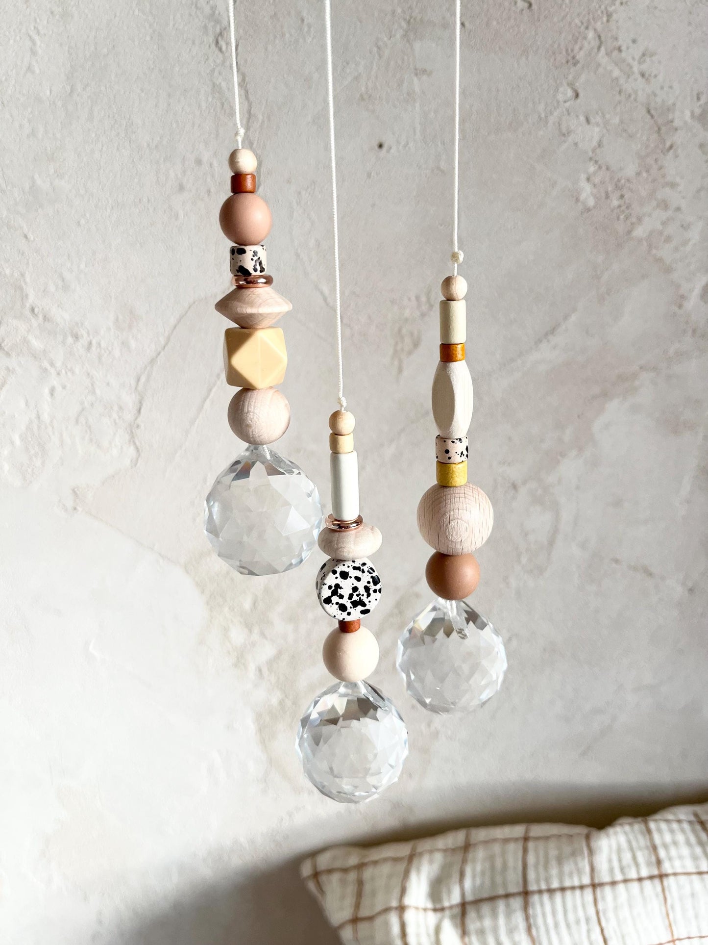 Herbst-Suncatcher in Rosé, Kupfer & Sand