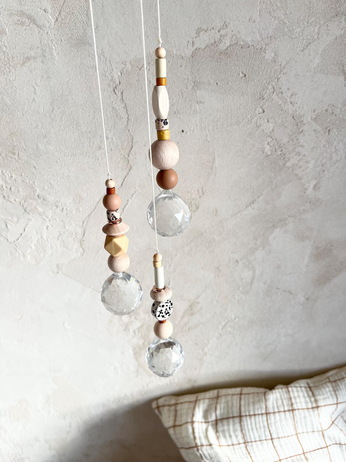 Herbst-Suncatcher in Rosé, Kupfer & Sand