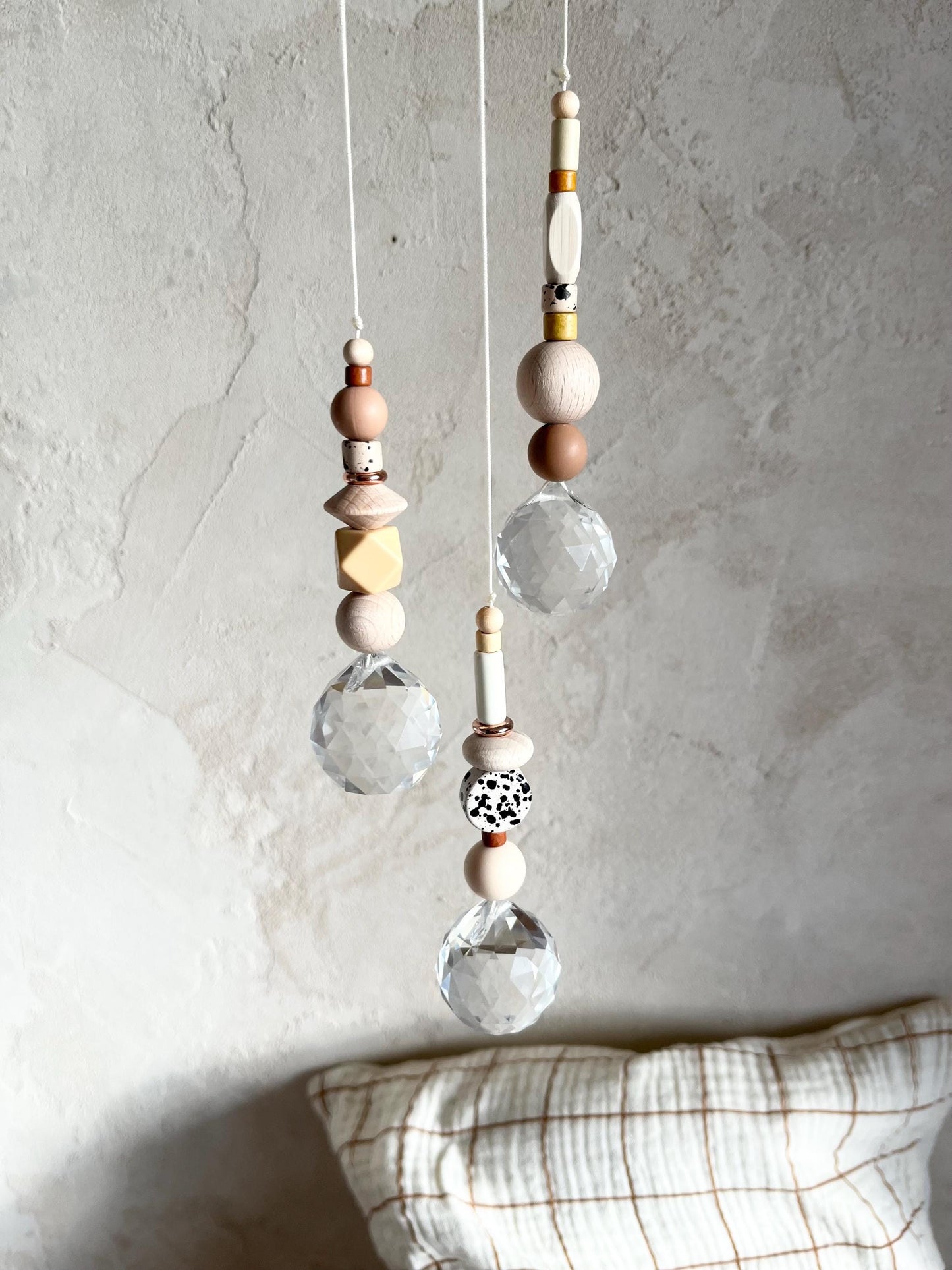 Herbst-Suncatcher in Rosé, Kupfer & Sand