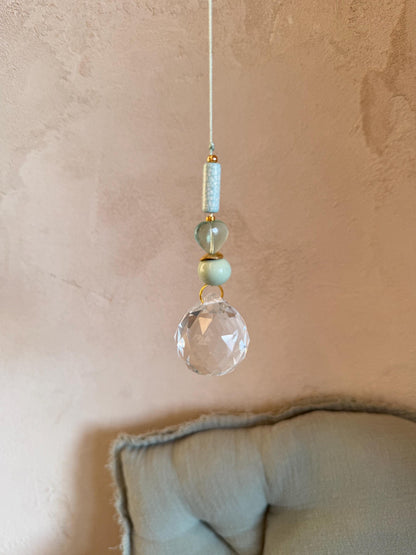 Suncatcher mit Fluorit-Herz
