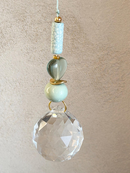 Suncatcher mit Fluorit-Herz