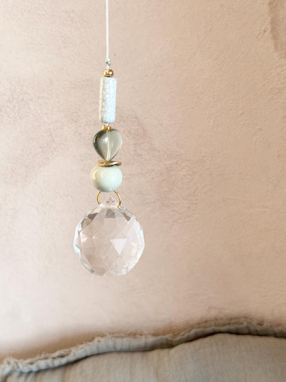 Suncatcher mit Fluorit-Herz