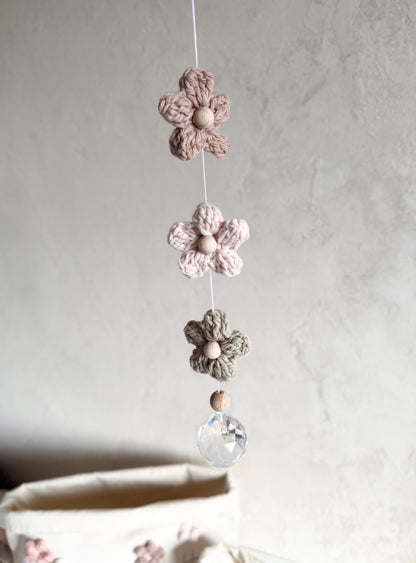 Blumen-Suncatcher in Naturfarben