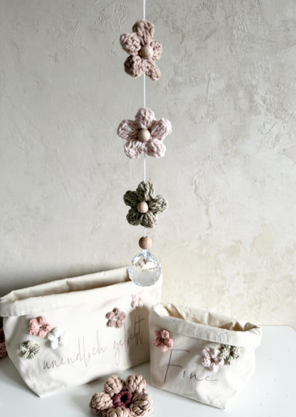 Blumen-Suncatcher in Naturfarben