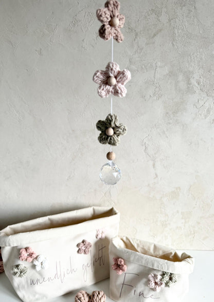 Blumen-Suncatcher in Naturfarben