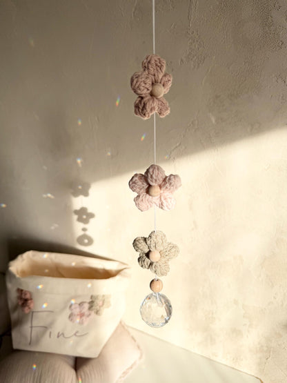 Blumen-Suncatcher in Naturfarben