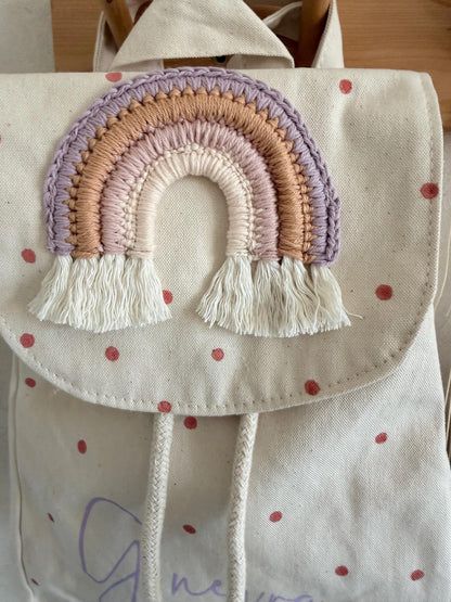Regenbogen-Rucksack & Turnbeutel – einzeln oder Set