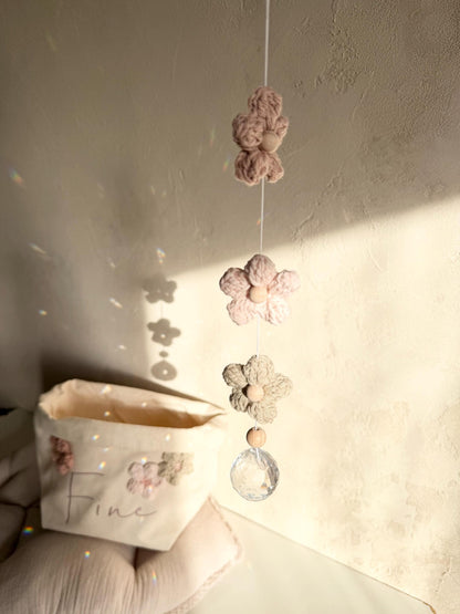 Blumen-Suncatcher in Naturfarben