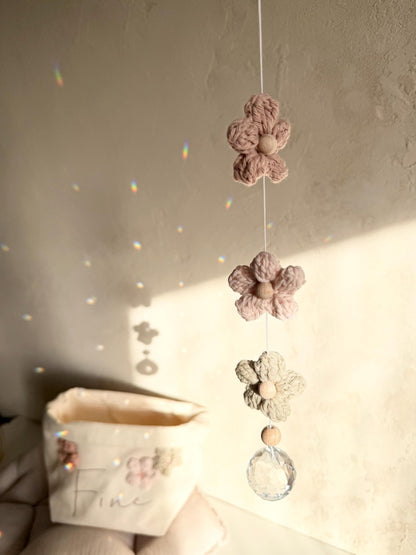 Blumen-Suncatcher in Naturfarben