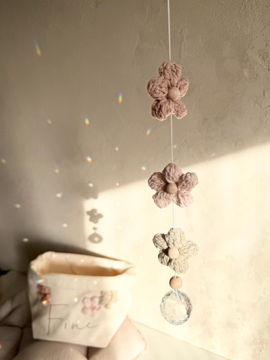 Blumen-Suncatcher in Naturfarben
