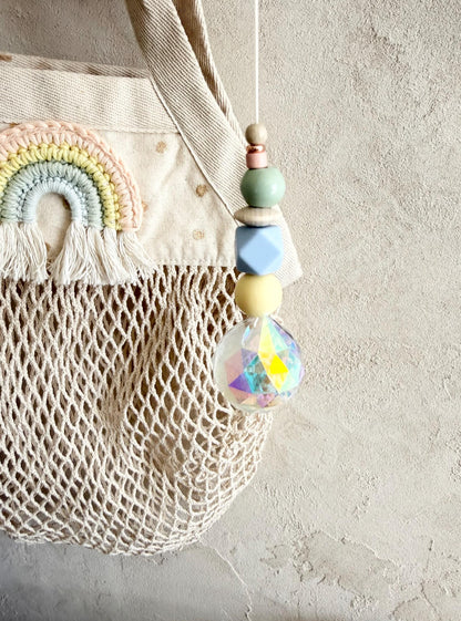 Pastell-Suncatcher mit Kristall – Designwahl