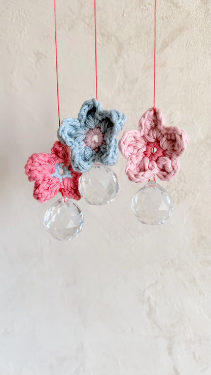 Blüten-Suncatcher in leuchtenden Farben