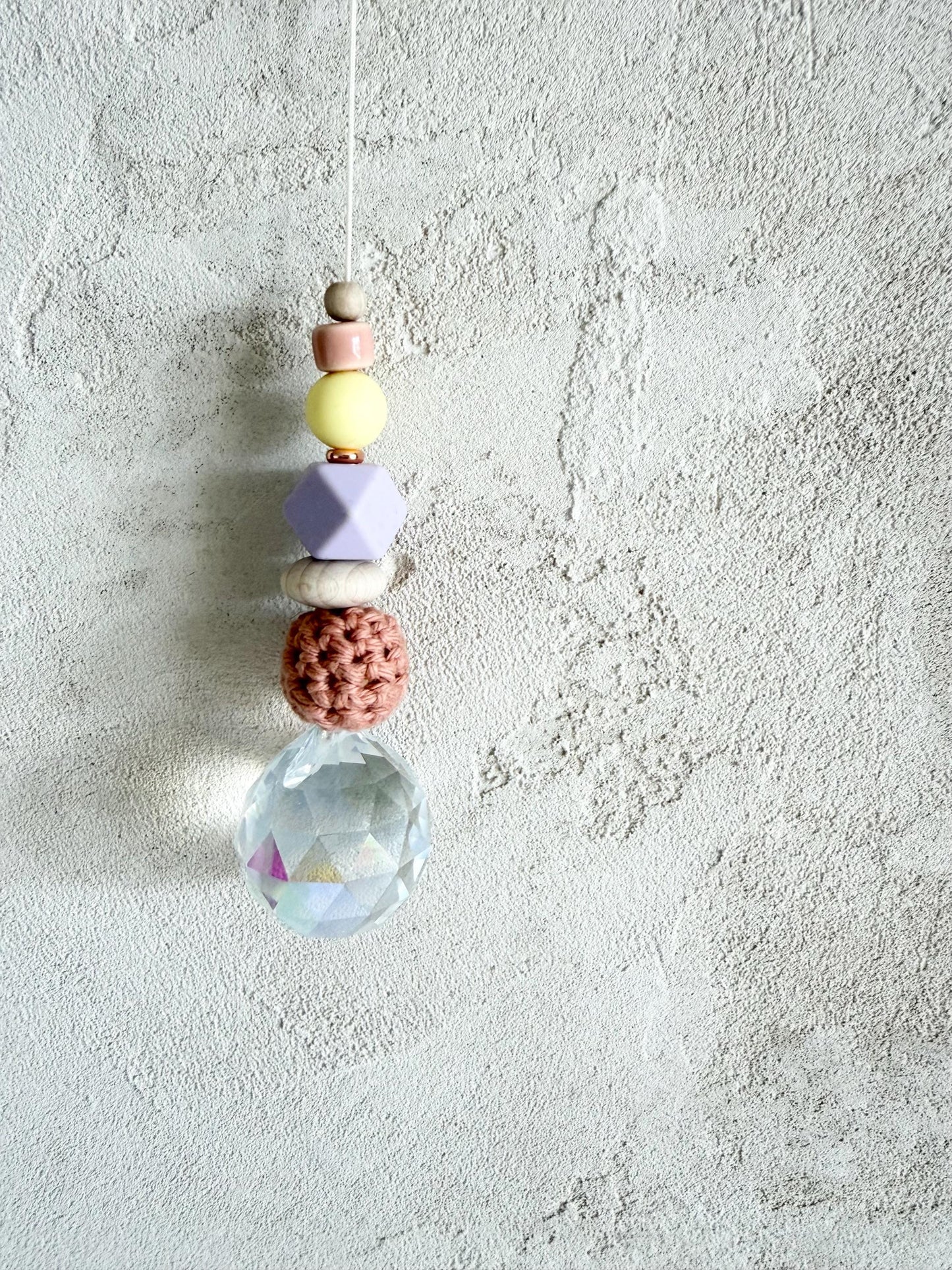 Pastell-Suncatcher mit Kristall – Designwahl