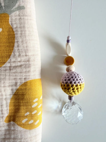 XL-Suncatcher mit Häkelkugel