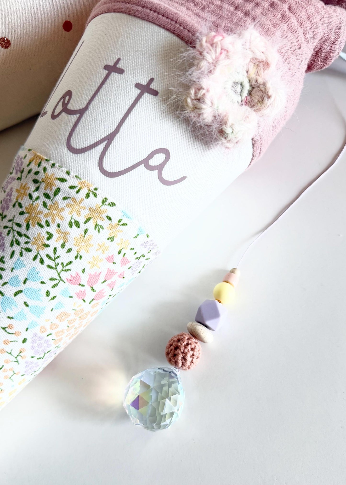 Pastell-Suncatcher mit Kristall – Designwahl