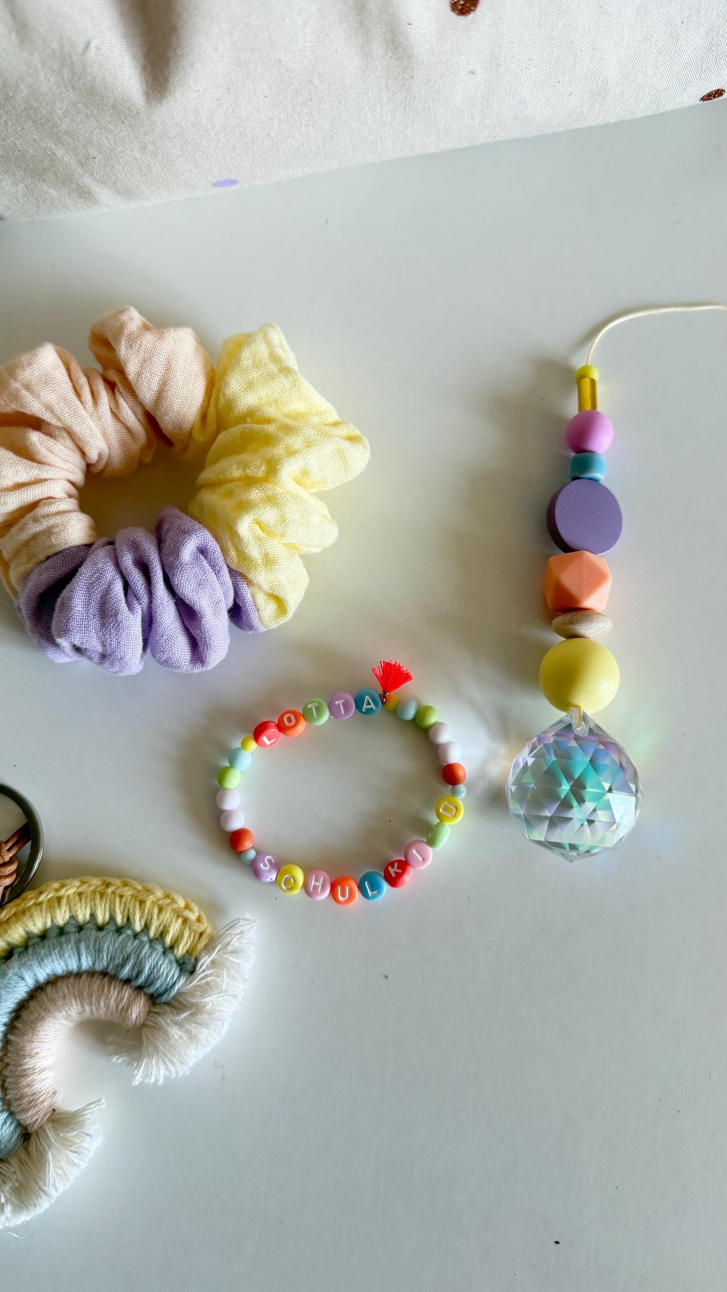 Musselin-Scrunchie in Pastell – Farbwahl