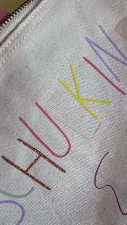 „Schulkind“-Täschchen – optional personalisiert